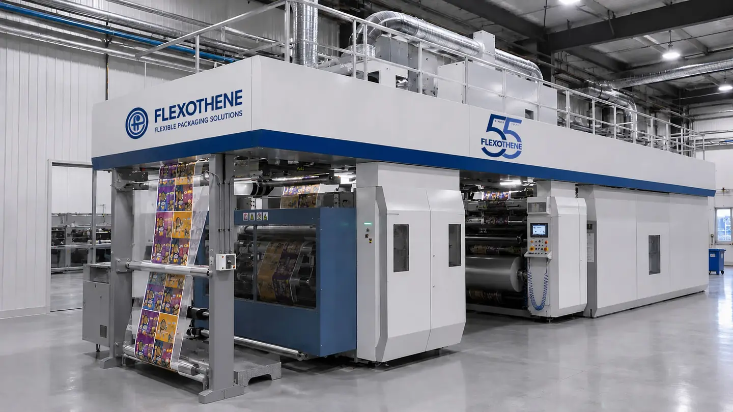 Flexothene flexographic printing press
